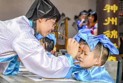 人生第一礼,路北街道重现传统“开蒙礼”